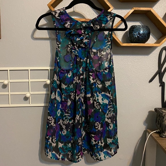 Ali & Kris Colorful Semi-sheer Racerback Tank - Picture 4 of 5